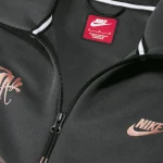 Syna World Central Cee X Nike Tech Fleece ZIP Up Black Hoodie 2