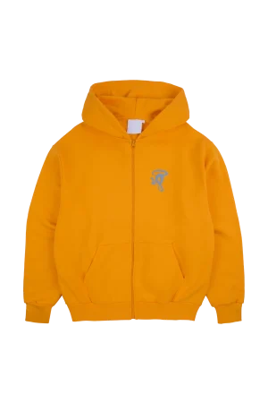 Syna World Circle ZIP Up Yellow/grey Hoodie