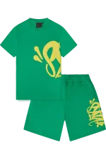 Syna World Co-ord Green/yellow Set