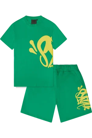 Syna World Co-ord Green/yellow Set