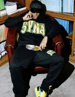 Syna World College Black/yellow Tracksuit 1