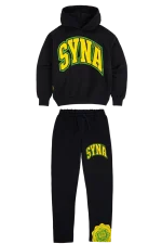 Syna World College Black/yellow Tracksuit