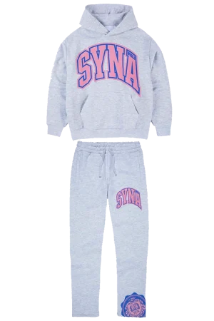 Syna World College Grey/pink Tracksuit