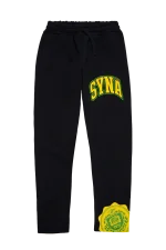 Syna World College Joggers Black/yellow Sweartpants
