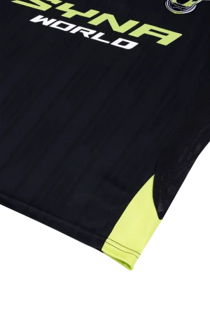 Syna World Dvl Footy Black/green/white Shirt 1