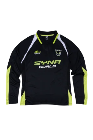Syna World Dvl Footy Black/green/white Shirt