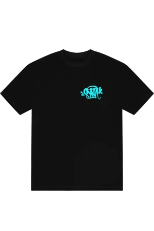 Syna World “Forgive Me” Black/sky Blue T Shirt