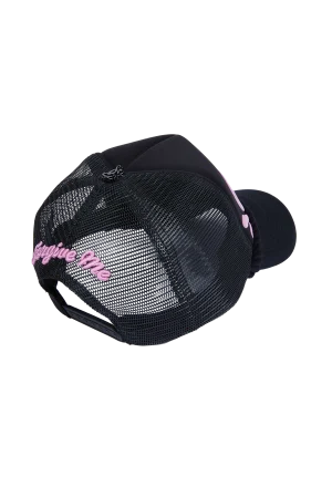 Syna World Forgive Me Syna Trucker Black/pink Cap 1