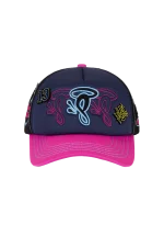Syna World Halo S Trucker Navy/pink Cap