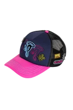 Syna World Halo S Trucker Navy/pink Cap 5