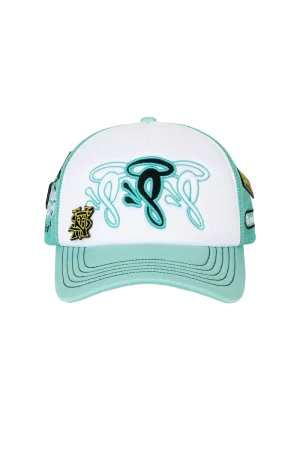 Syna World Halo S Trucker White/blue Cap