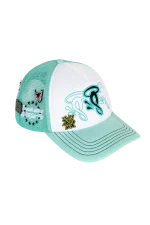 Syna World Halo S Trucker White/blue Cap 4