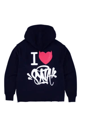 Syna World I Heart Syna Navy Hoodie 1
