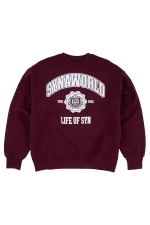 Syna World Life Of Syn Burgundy Sweatshirt