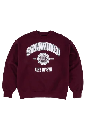 Syna World Life Of Syn Burgundy Sweatshirt