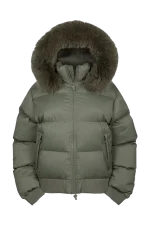 Syna World Lil Syna Puffer Khaki Jacket