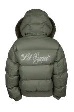 Syna World Lil Syna Puffer Khaki Jacket 2