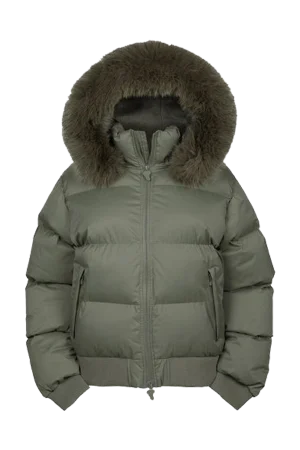 Syna World Lil Syna Puffer Khaki Jacket