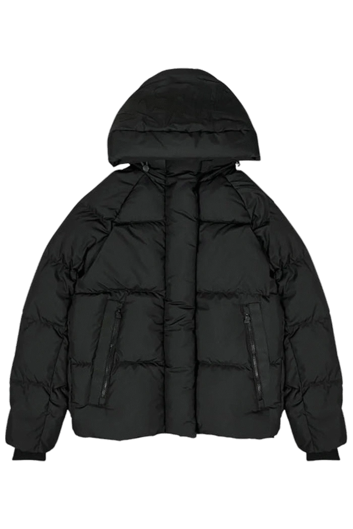 Syna World Logo Puffer Black Jacket