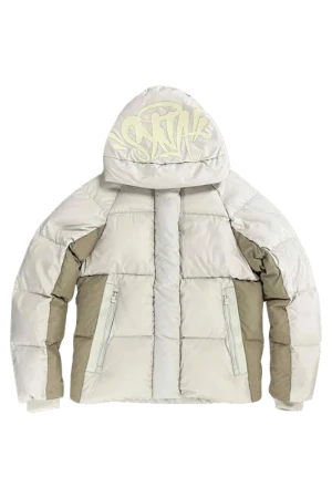 Syna World Logo Puffer Cream Jacket
