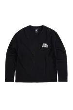 Syna World Ls Waffle Tee Black Sweatshirt