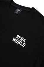 Syna World Ls Waffle Tee Black Sweatshirt 2