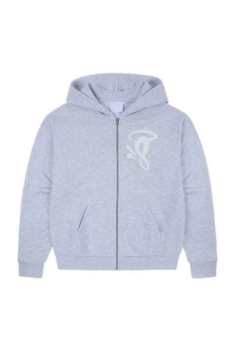 Syna World Marl Grey​ ZIP Up Hoodie