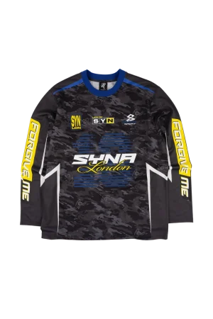 Syna World Motocross Black Multicam/yellow/blue Jersey