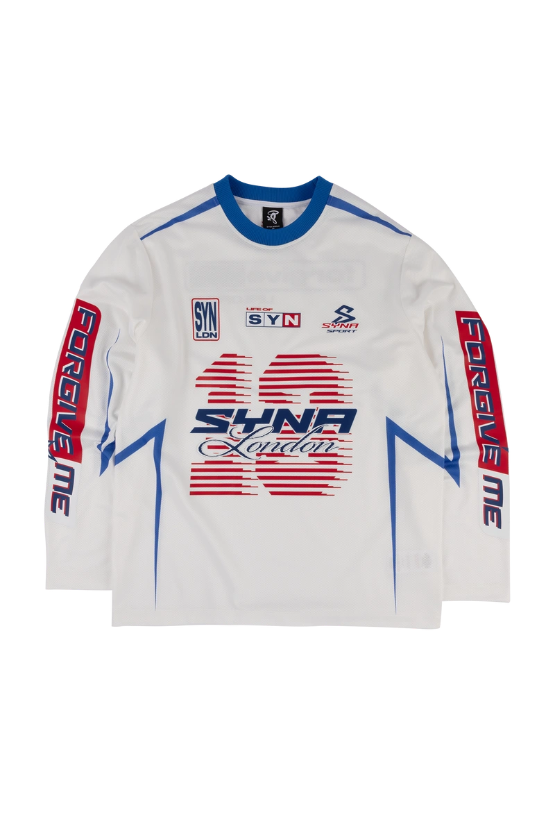 Syna World Motocross White/red/blue Jersey