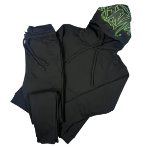 Syna World Og Black / Neon Green Tracksuit 1