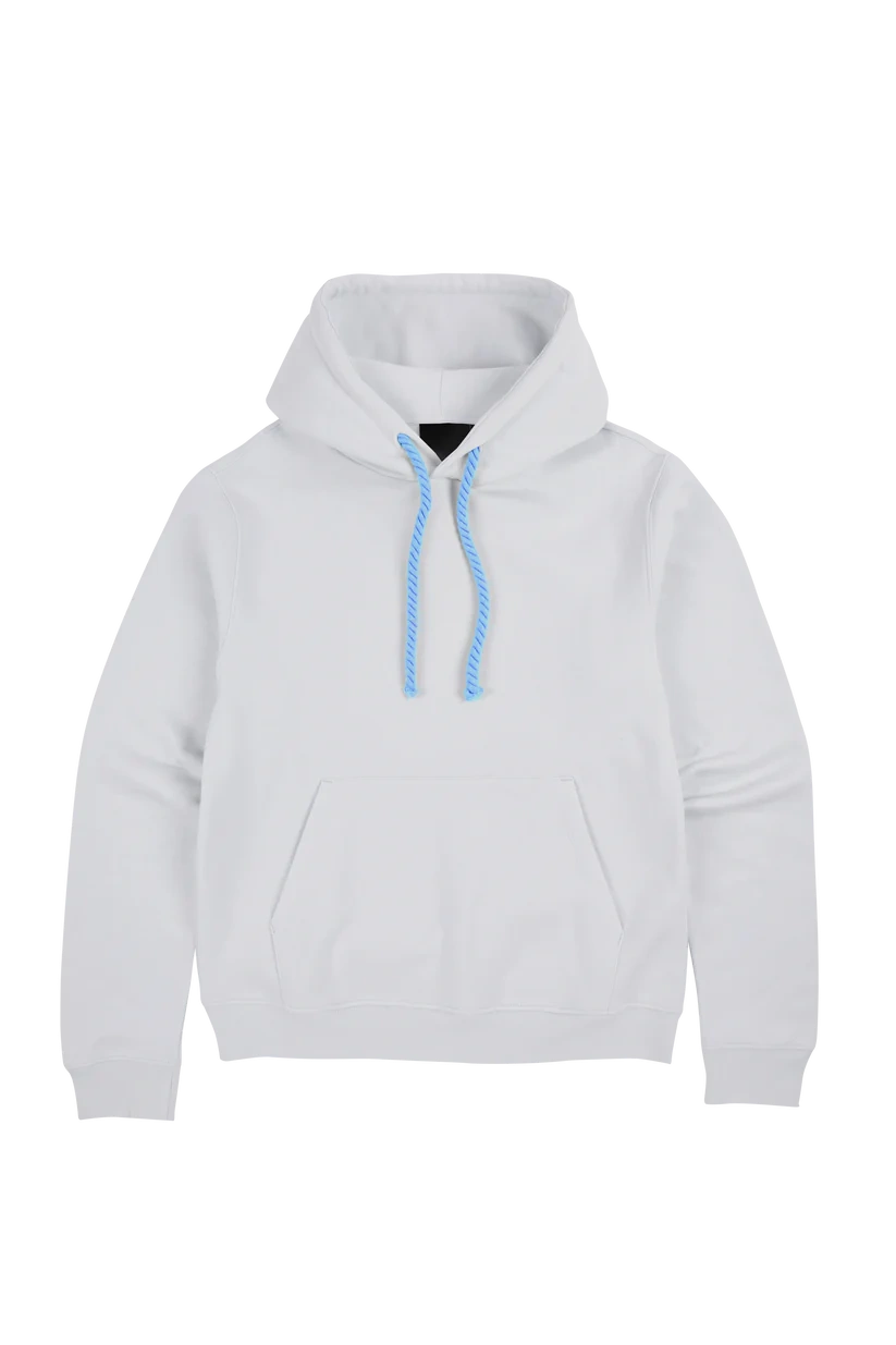 Syna World Og Syna Light Grey/ Sky Blue Hoodie