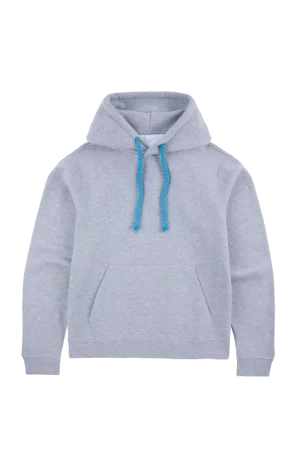 Syna World Og Syna Marl Grey/ Sky Blue Hoodie
