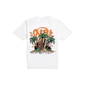 Syna World Palm Tree White/orang T-shirt