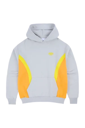 Syna World Panel Oth Grey/yellow Hoodie