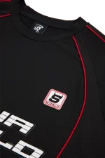 Syna World Perforated Performance Black/red Tee 2