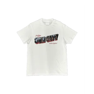 Syna World Postcard White/red/blue T-shirt
