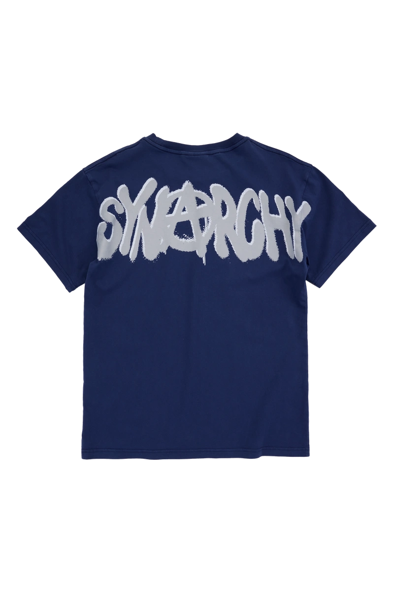 Syna World Rchy Short Sleeve Midblue/grey Tee