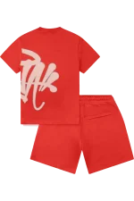 Syna World Red Logo Tee & Shorts Set 1