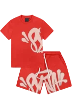 Syna World Red Logo Tee & Shorts Set