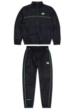 Syna World Shell Black/noen Green Tracksuit