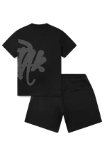 Syna World Syna Combo Black/grey Tee & Shorts Set 4