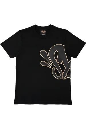 Syna World “Syna” Logo Black/rose Gold T-shirt 1