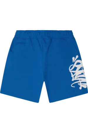 Syna World “Syna” Logo Blue/white Shorts