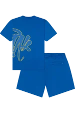 Syna World “Syna” Logo Blue/yellow Shorts 1