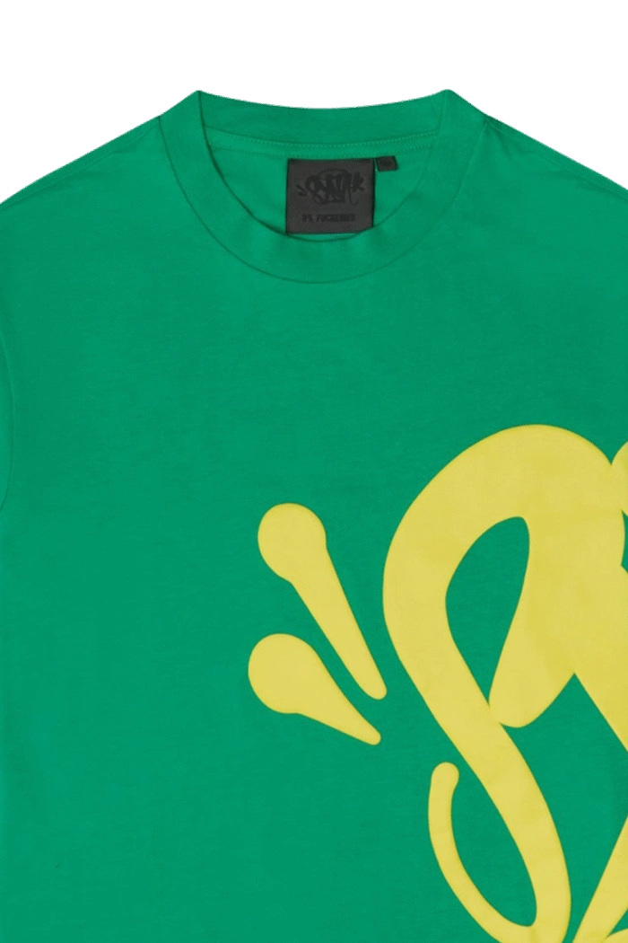 Syna World “Syna” Logo Green/yellow T-shirt
