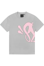 Syna World “Syna” Logo Grey/pink T-shirt & Shorts Set 3