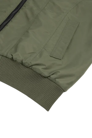 Syna World Tackle Twill Bomber Olive Puffer 1