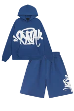 Syna World Team Hoodie Blue/white Shorts 1