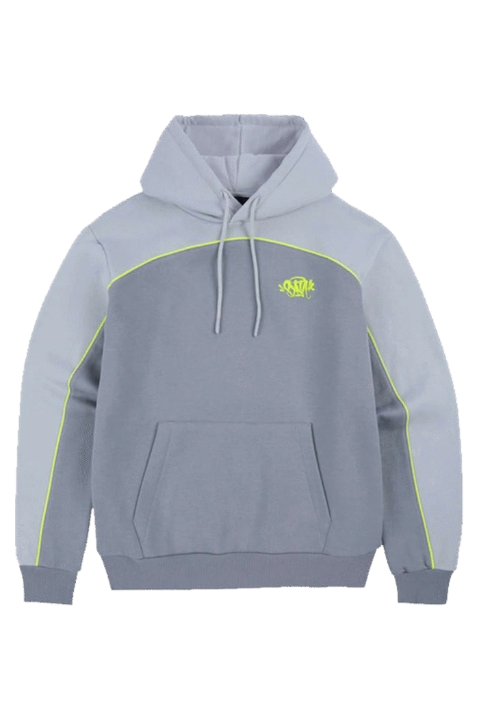 Syna World Team Pipe Grey/volt Green Hoodie