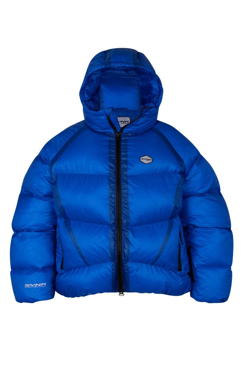 Syna World Translucent Cobalt Blue Puffer